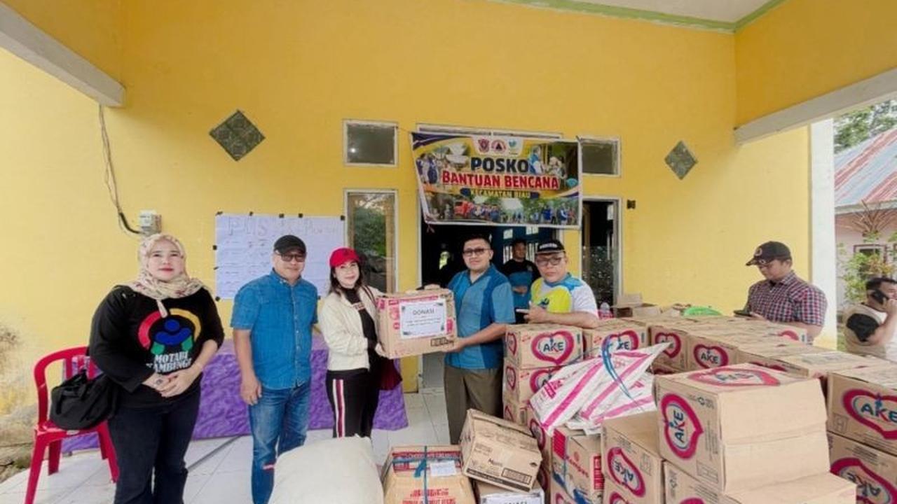 DPRD Gorontalo Utara Salurkan Bantuan Banjir Gorontalo Utara di Biau