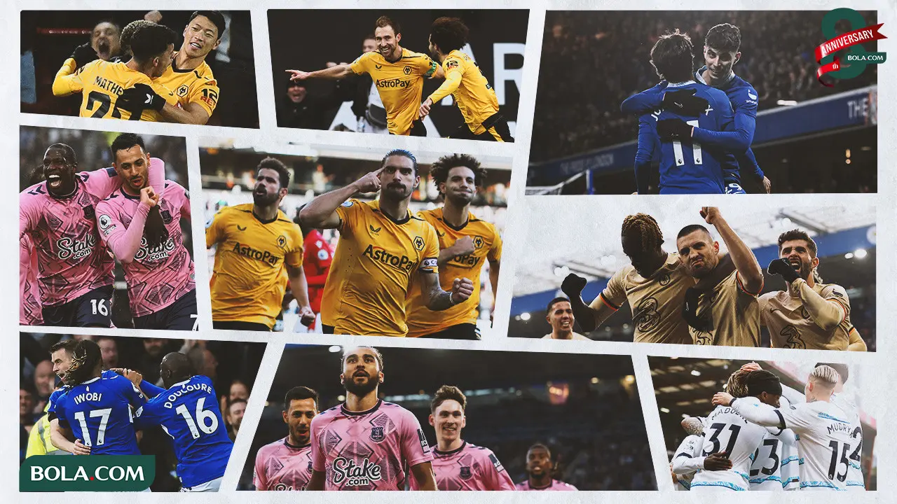 Premier League - Kolase selebrasi Chelsea, Everton, Wolverhampton