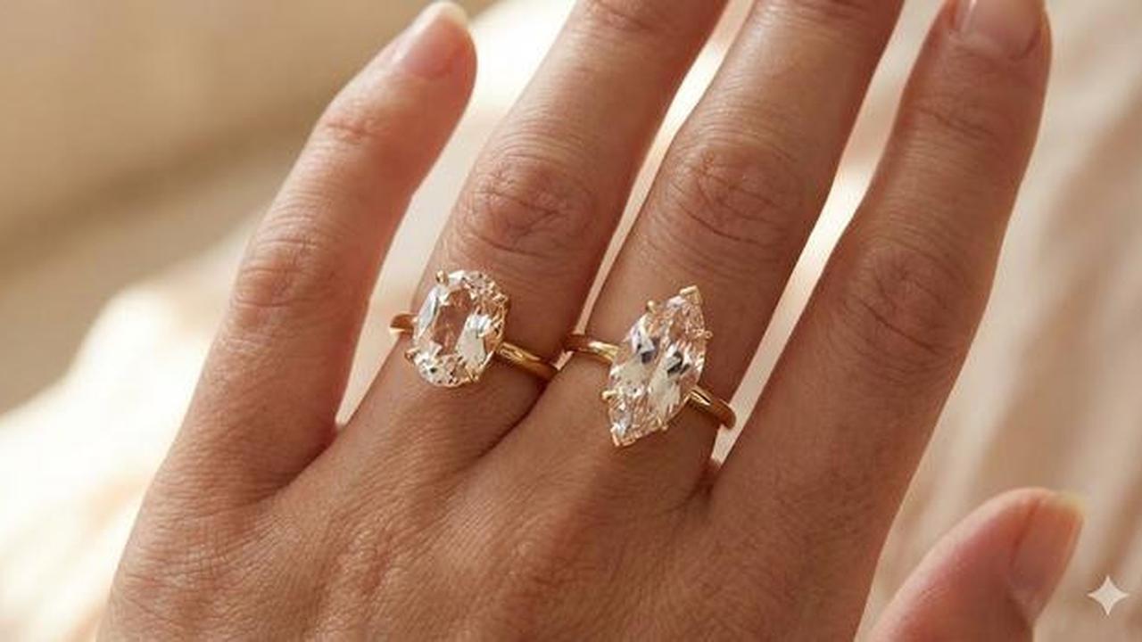 10 Model Cincin Emas Batu Morganite Tren 2026, Intip Desainnya