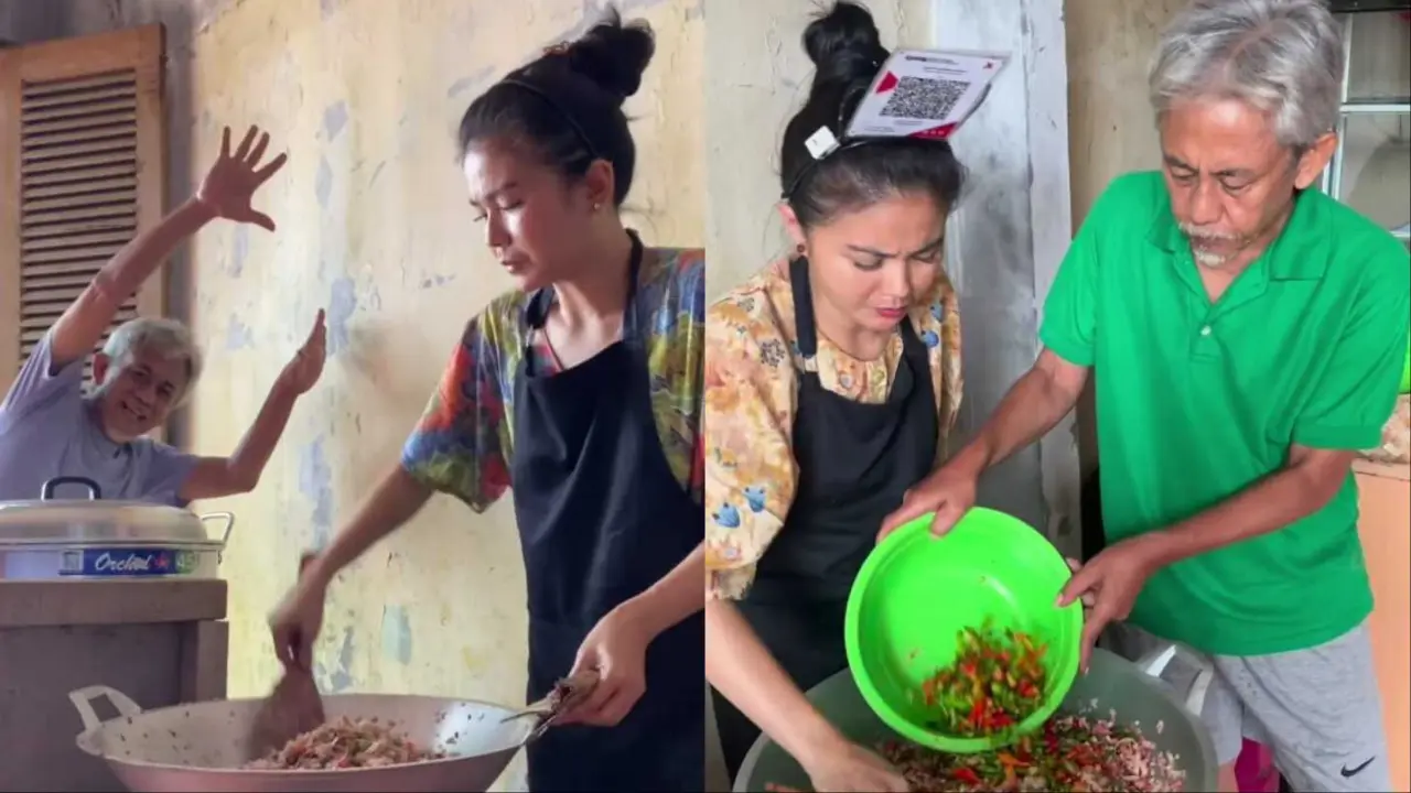 Potret kenangan Karina Ranau dengan Epy Kusnandar