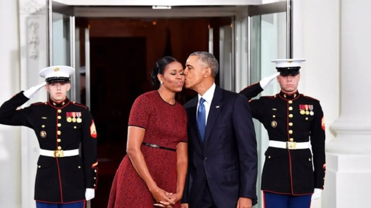 Penampilan Terakhir Michelle Obama di Pelantikan Donald Trump