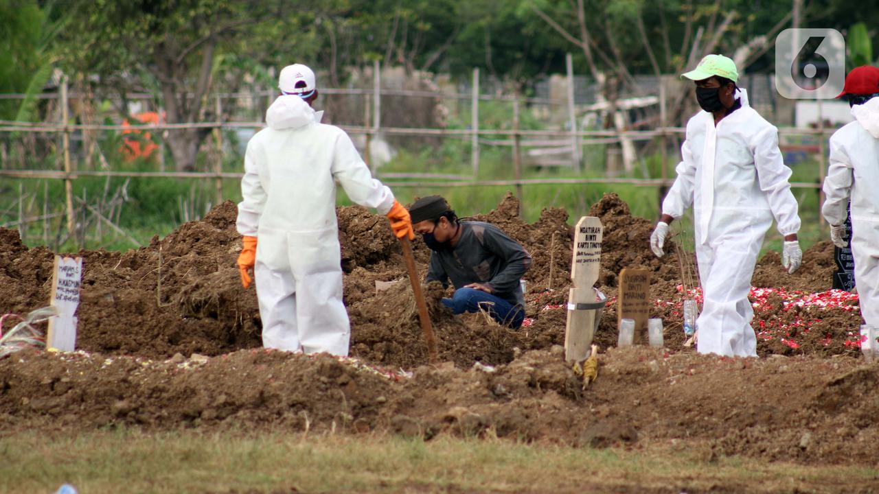 Kesunyian Pemakaman Pasien Covid-19