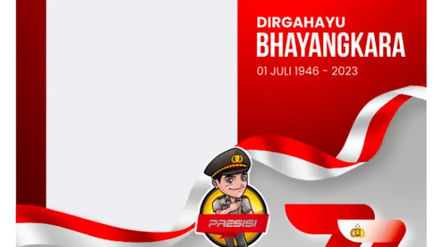 Twibbon HUT Bhayangkara ke-77