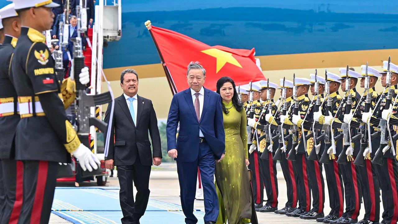 FOTO: Kunjungan Kenegaraan Sekjen Partai Komunis Vietnam To Lam, Disambut Menteri Trenggono