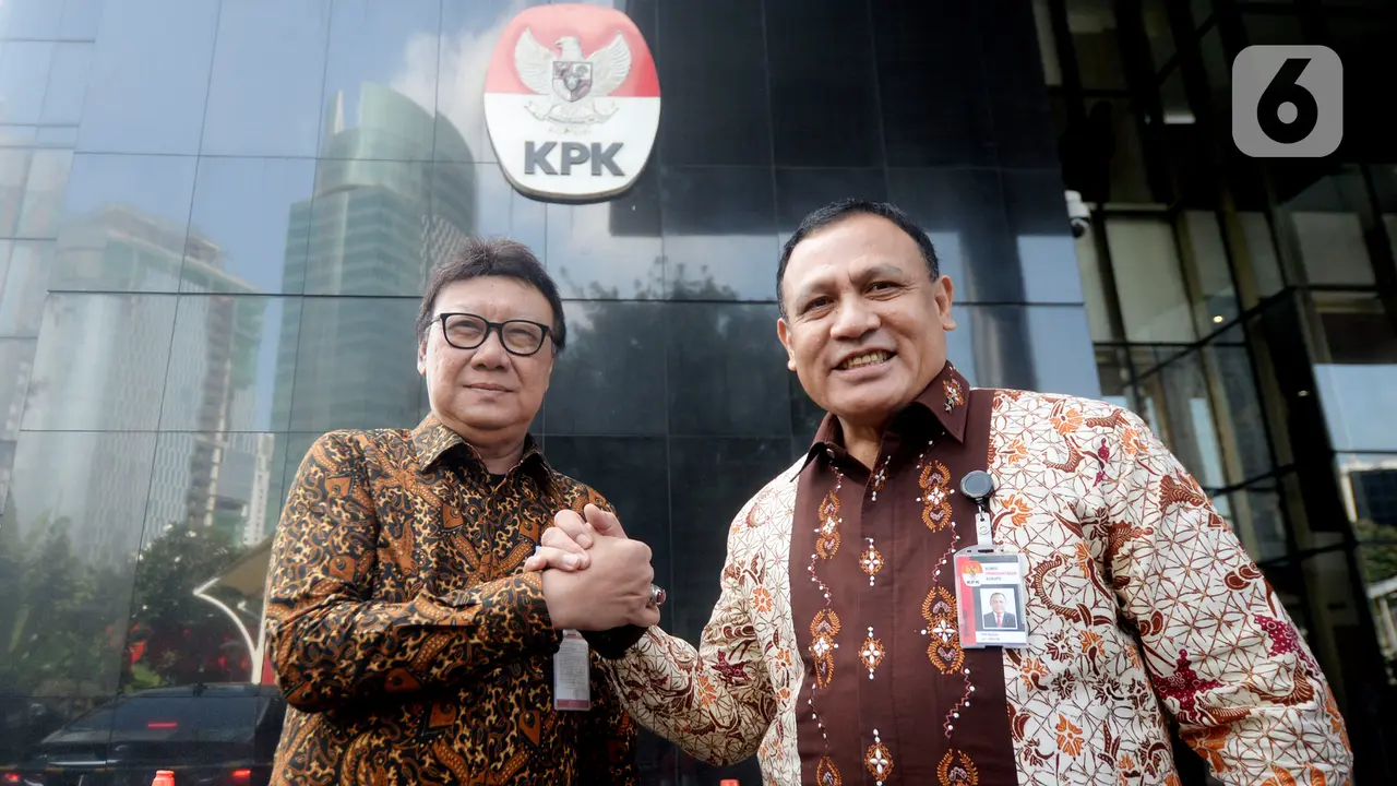 Datangi KPK, Tjahjo Kumolo Bahas Strategi Nasional Pencegahan Korupsi