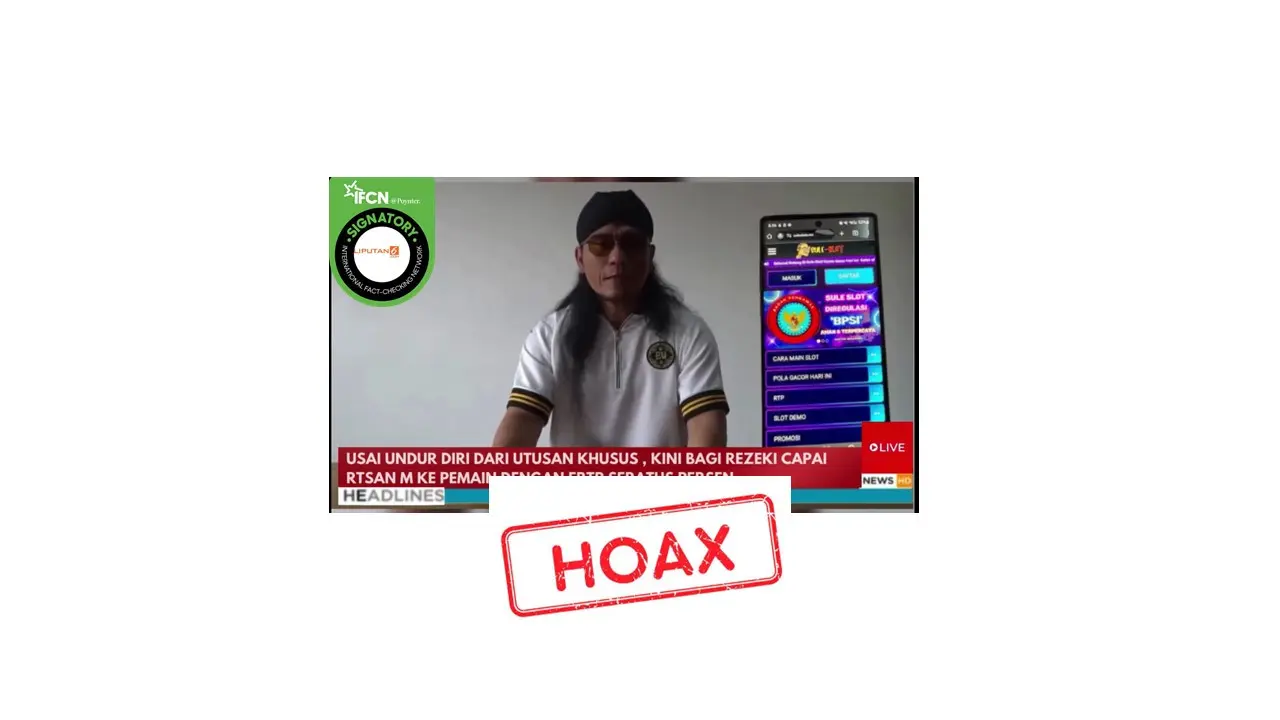Cek fakta Miftah Maulana bagikan uang melalui situs judi online