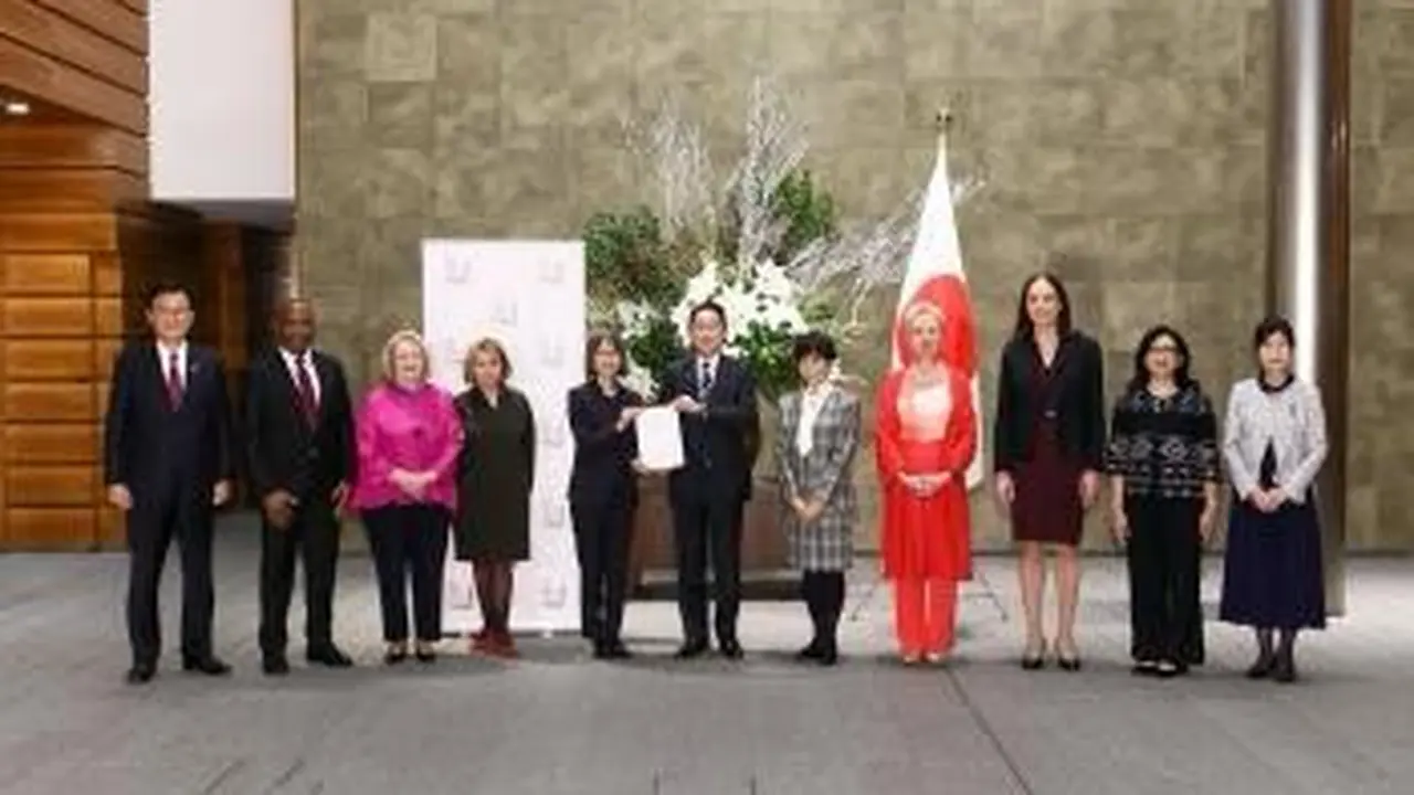 Perwakilan teleCTG ikut membawah kesetaraan gender dan pemberdayaan perempuan bersama  PM Jepang. (Istimewa)