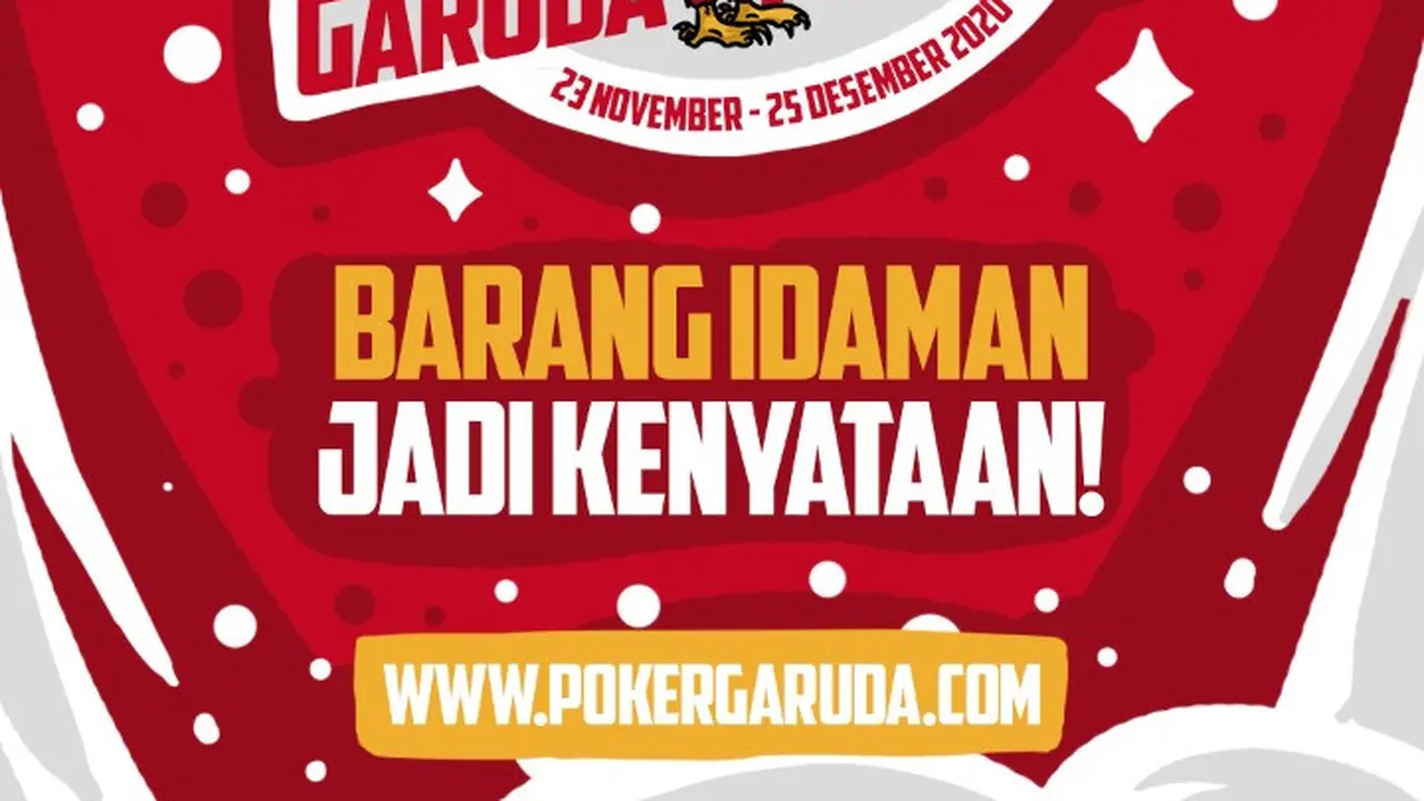 Garuda Holidace, Rejeki Tahun Baru dari Gim Online Poker Garuda