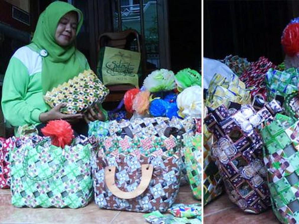 Cara Membuat Tas Dari Bungkus Kopi Bantu Kurangi Limbah Plastik Citizen6 Liputan6 Com