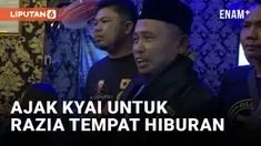 Razia Tempat Hiburan Malam, Polisi Bawa Kyai
