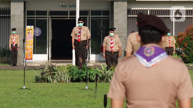 Kesiapsiagaan Relawan Pramuka Peduli COVID-19 di Hari Sumpah Pemuda