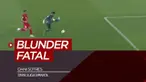 Berita video cuplikan video blunder kiper Cultural Leonesa di Divisi 3 Liga Spanyol, Dani Sotres saat melawan Rayo Majadahonda, Sabtu (28/8/21).