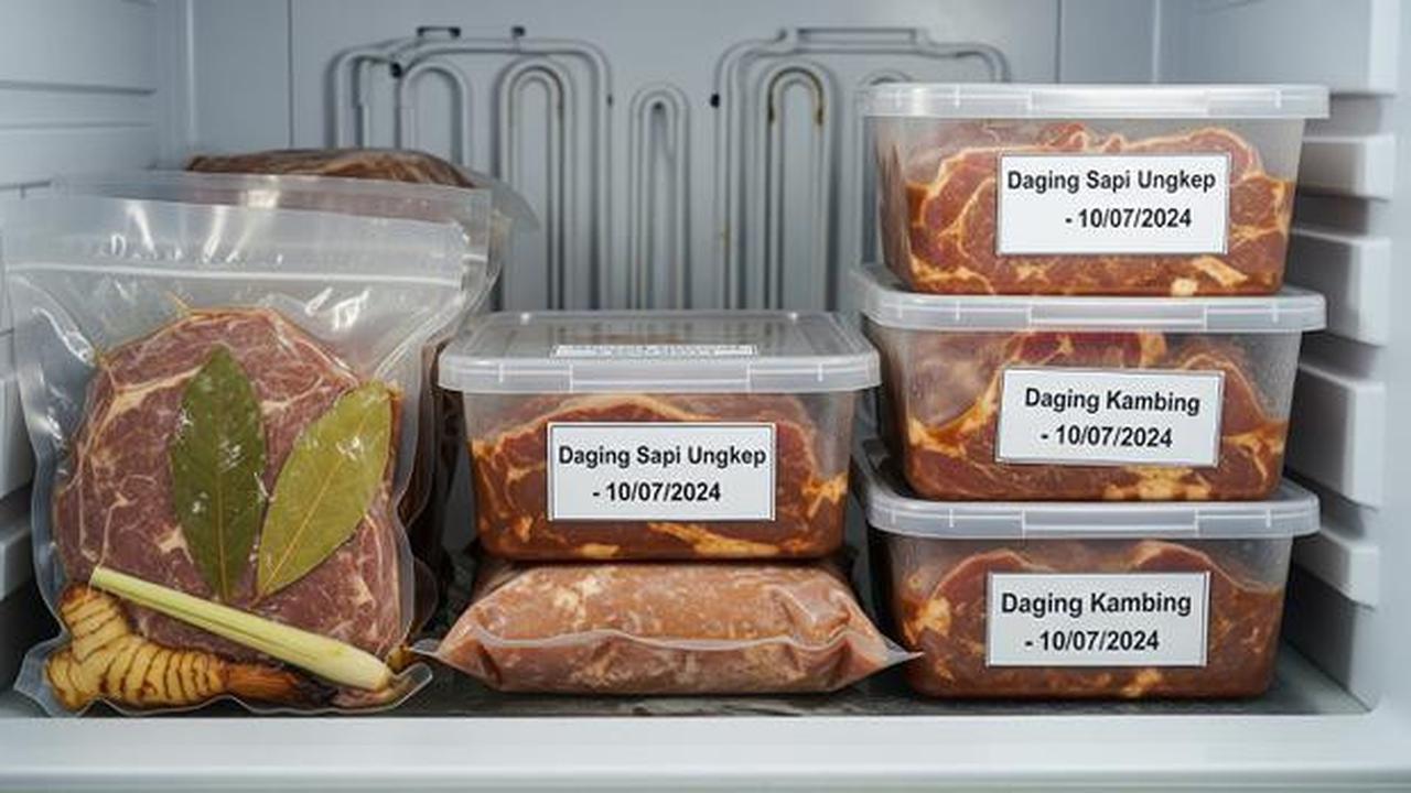Cara Menyimpan Daging Kurban di Freezer agar Kulkas Tidak Bau dan Awet