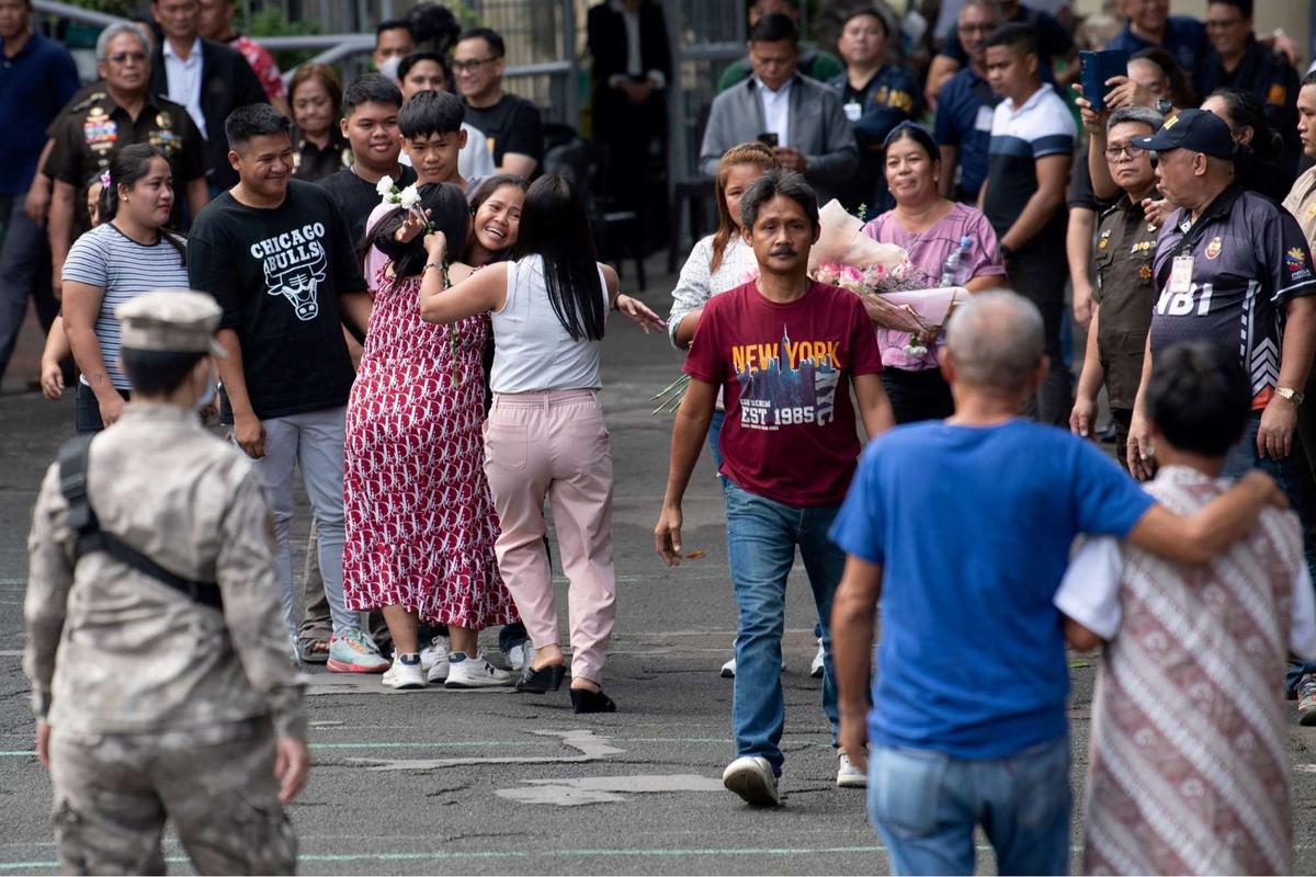 Mary Jane Veloso tiba di Filipina