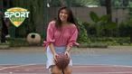 Michelle Kurniawan, Atlet Basket Putri Indonesia lahir 6 April 2000 di Cirebon. (Bola.com/Nicklas Hanoatubun)
