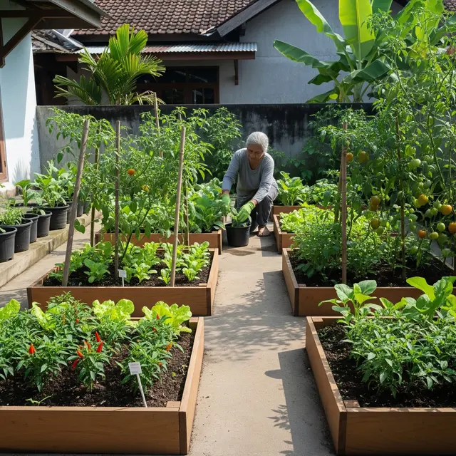 9 Kebun Sayur Sederhana untuk Lansia yang Bikin Dapur Selalu Terisi, Mudah Dirawat