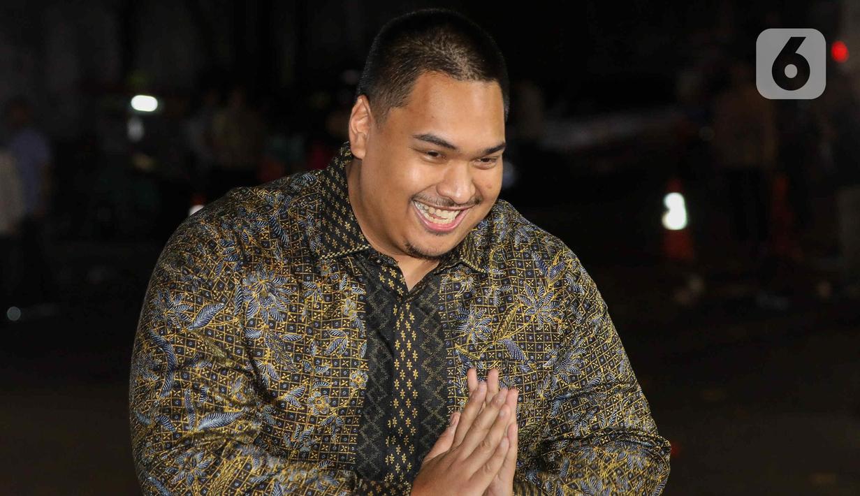 Ario Bimo Nandito Ariotedjo atau lebih dikenal Dito Ariotedjo merupakan seorang politisi Indonesia yang menjabat Menteri Pemuda dan Olahraga dari Partai Golongan Karya. (Liputan6.com/Herman Zakharia)