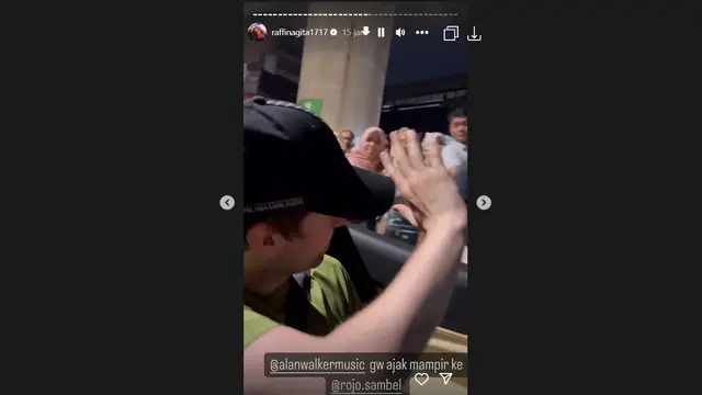 Raffi Ahmad Ajak DJ Internasional Alan Walker ke Andara, Suguhkan Mie Kocok, Sate, hingga Kue Cubit. (instagram.com/raffinagita1717)