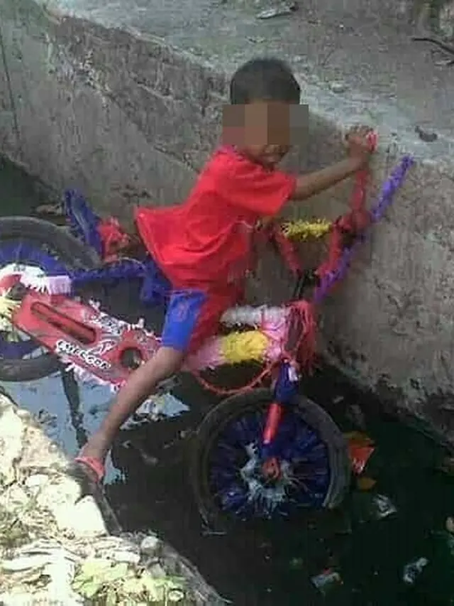 bocah kena apes