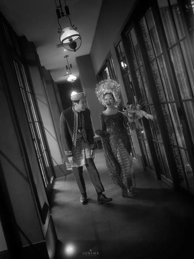 Resmi Menikah, Ini Potret Hanggini dan Luthfi Aulia dalam Balutan Adat Minang