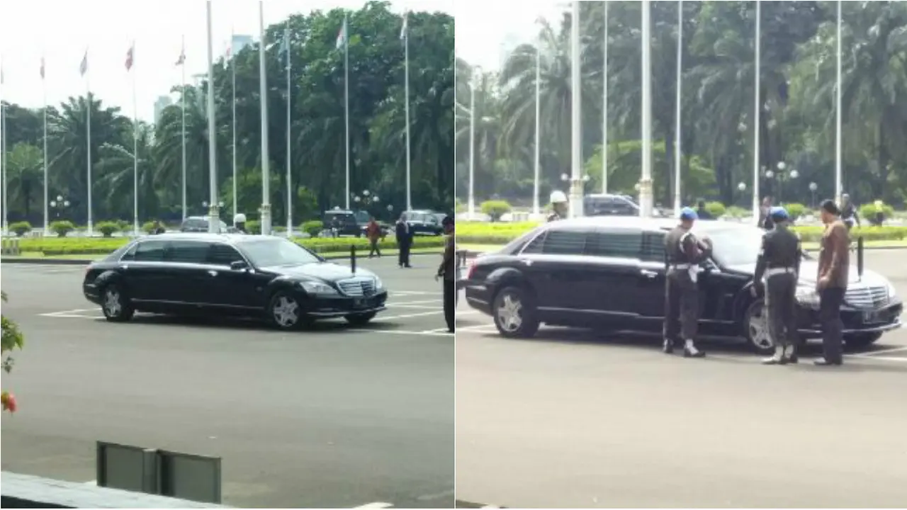 Mobil limousine Presiden Jokowi