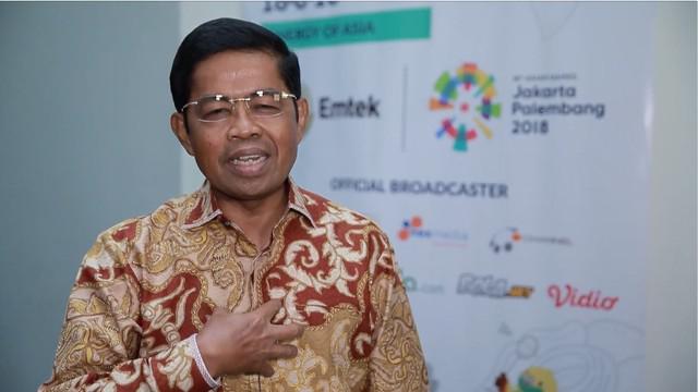 Berita video bentuk dukungan Menteri Sosial, Idrus Marham, menjelang Asian Games 2018.