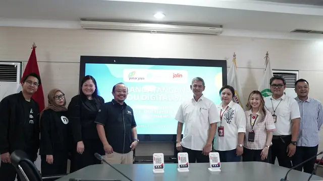 Perumda Pasar Jaya menggandeng Netzme dan Jalin untuk mengakselerasi program digitalisasi pasar di wilayah DKI Jakarta. Credit: Netzme