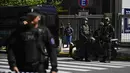 Skuadron penjinak bom federal tidak mendeteksi adanya alat peledak di Kedutaan, menurut sumber kepolisian. (Luis ROBAYO / AFP)