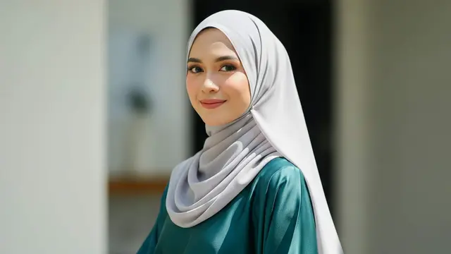 Model Abaya Polos Tanpa Motif Tapi Anggun