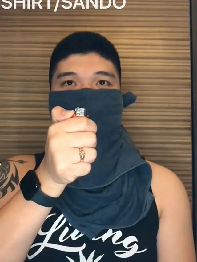 Pria Ini Pakai 6 Jenis Masker untuk Tunjukkan Kekuatannya Saat Dipakai, Viral di TikTok