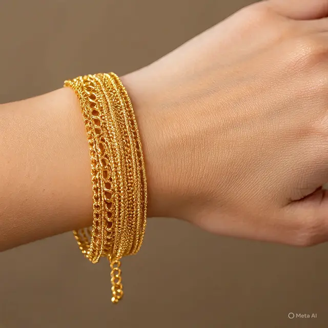 Model Gelang Emas yang Cocok untuk Tangan Gemuk Ibu 40-an