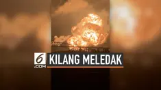 Sebuah kilang minyak di Philadephia, AS terbakar hebat. Momen meledaknya kilang terekam kamera seorang warganet. Kilang ini diklaim yang terbesar di pantai timur AS.