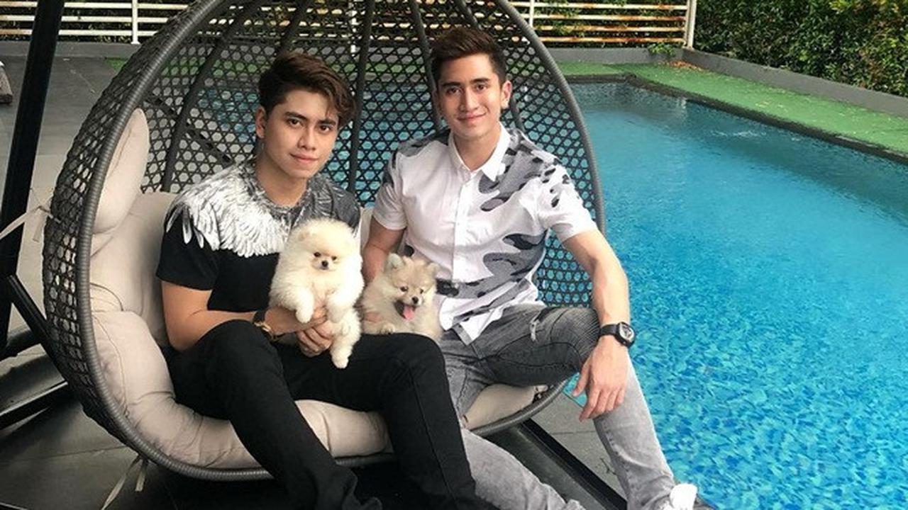 Lakukan 'Botak Chellenge', Ini 6 Potret Terbaru Verrell Bramasta dan Athalla