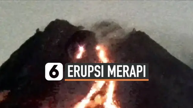 Aktivitas vulkanik Gunung Merapi tampak dari rekaman CCTV Rabu 917/2) hingga Kamis (18/2) dini hari. Luncuran lava pijar hingga berjarak 1 kilometer.