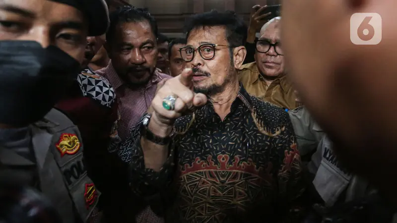 Raut Wajah Syahrul Yasin Limpo usai Divonis 10 Tahun Penjara