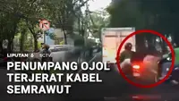 Penumpang Ojol Jadi Korban Kabel Menjuntai di Kawasan Widya Chandra, Jakarta Selatan