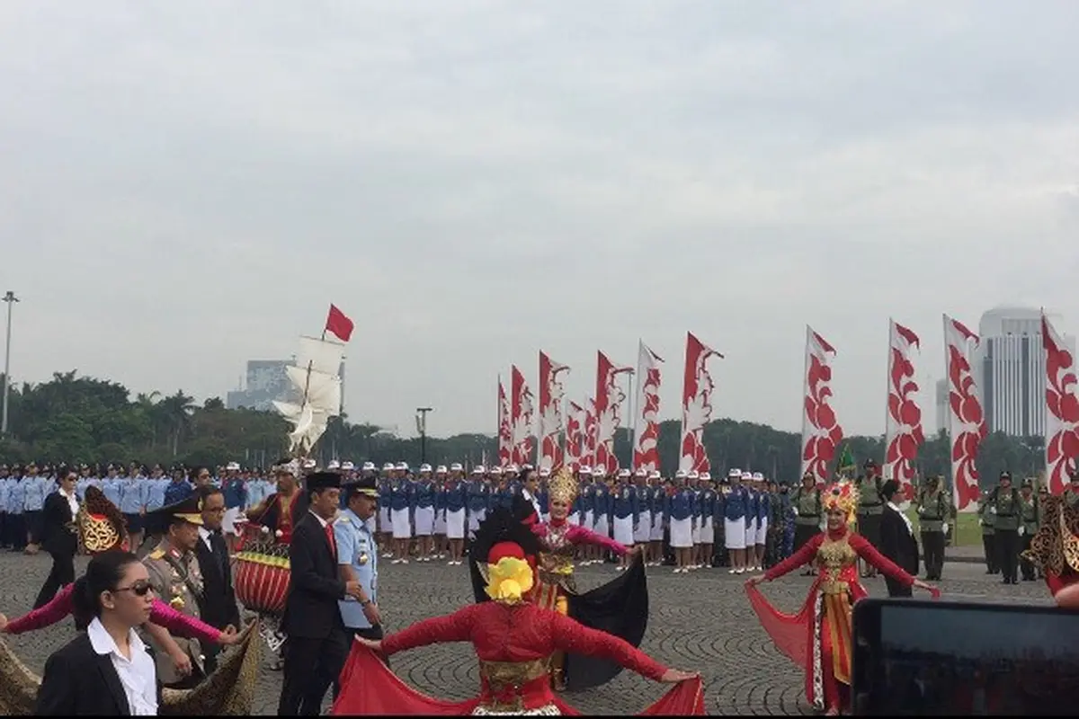 Jokowi pimpin upacara peringatan hari Kartini di Sialng Monas