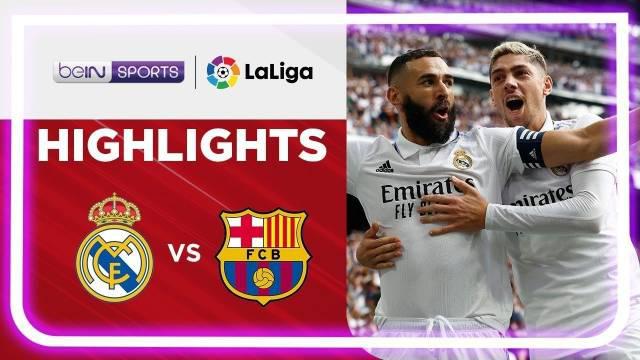 Berita video highlights laga pekan ke-9 Liga Spanyol (LaLiga) 2022/2023 antara Real Madrid melawan Barcelona yang berakhir dengan skor 3-1, Minggu (16/10/2022) malam hari WIB.