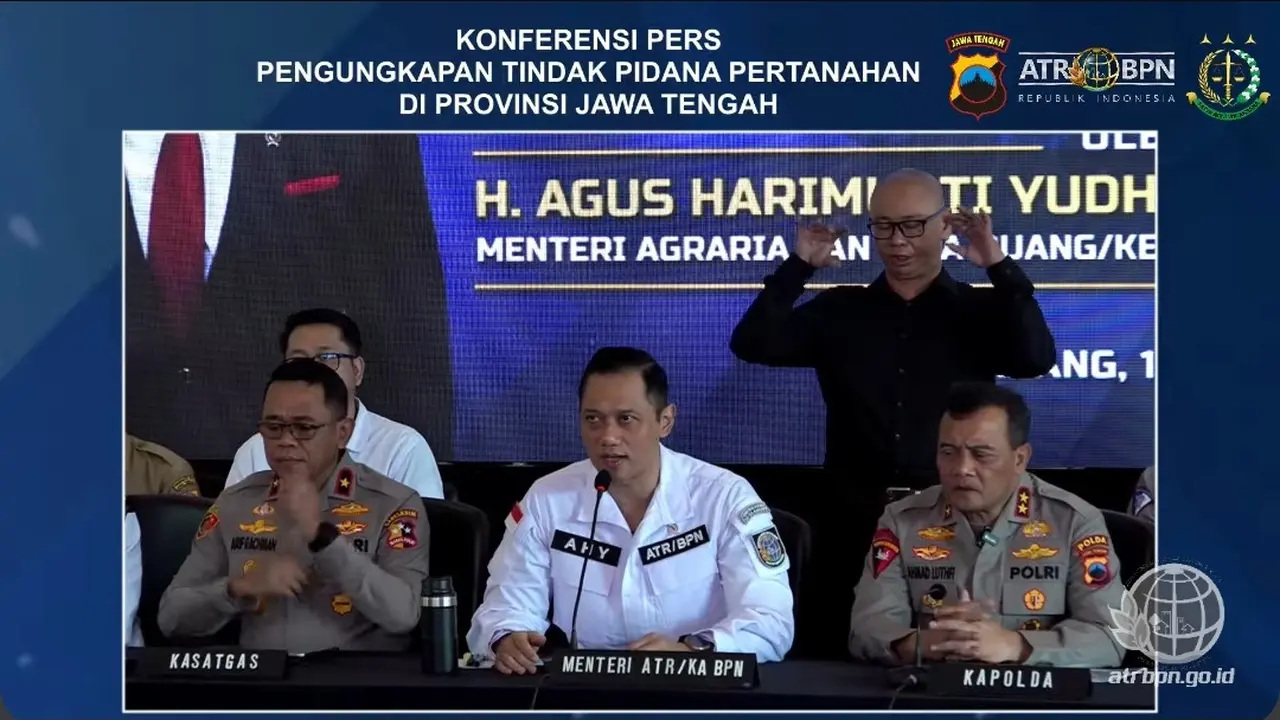 Menteri ATR/BPN berhasil membongkar praktik mafia tanah di Jawa Tengah yang nilainya fantastis
