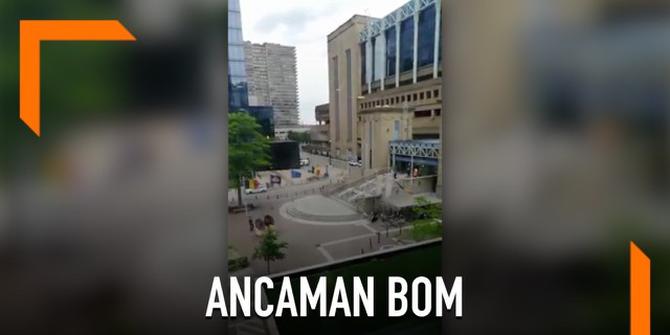 VIDEO: Ibu Kota Belgia Terima Ancaman Serangan Bom