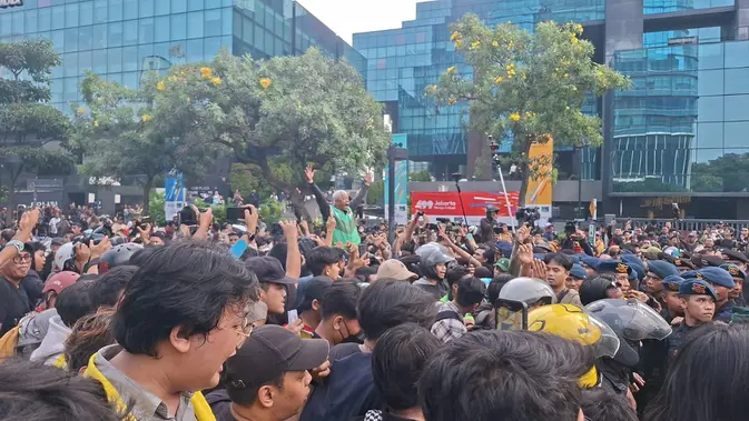 Klakson Bersahutan Jadi Simbol Protes Mahasiswa di Jakarta