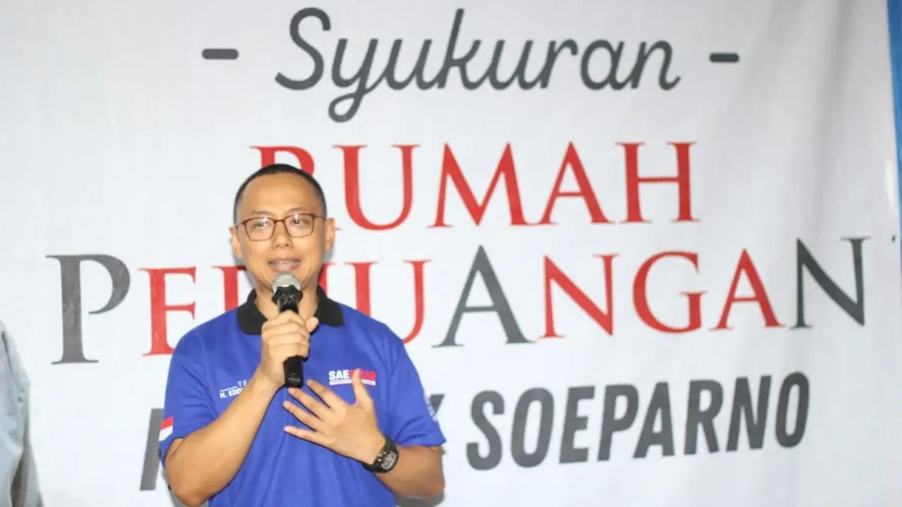 Sekjen DPP PAN saat meresmikan  rumah perjuangan di Bogor, jawa Barat, Jumat, 25 Mei 2018. (Istimewa)