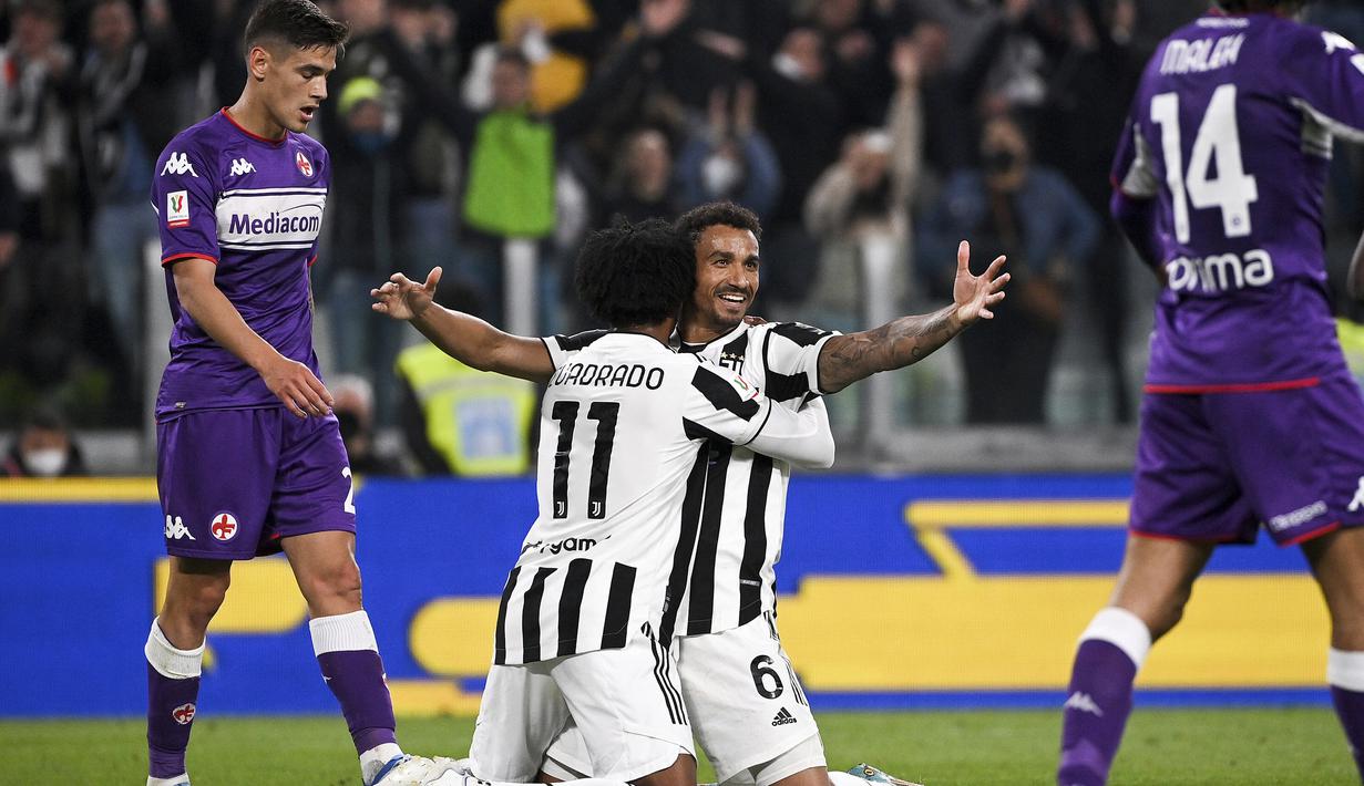 Sementara gol kedua dicetak oleh Danilo di menit ke-4 masa injury time babak kedua. (LaPresse via AP/Marco Alpozzi)