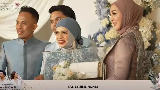 Potret seserahan mewah lamaran Thariq Halilintar dan Aaliyah Massaid (Sumber: Youtube/Thariq Halilintar)