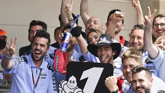 Foto: Enea Bastianini King of COTA di MotoGP Amerika 2022 dan Ikuti Jejak Valentino Rossi
