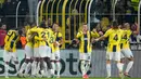 Hasil imbang 1-1 bertahan hingga akhir pertandingan. (AP Photo/Francisco Seco)