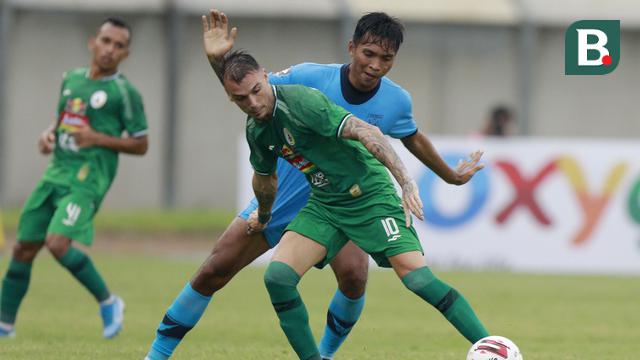 FOTO: Diwarnai 1 Kartu Merah dan 1 Tendangan Penalti, PSS Sleman Harus Puas Imbang 0-0 dengan Persela Lamongan - Nico Velez