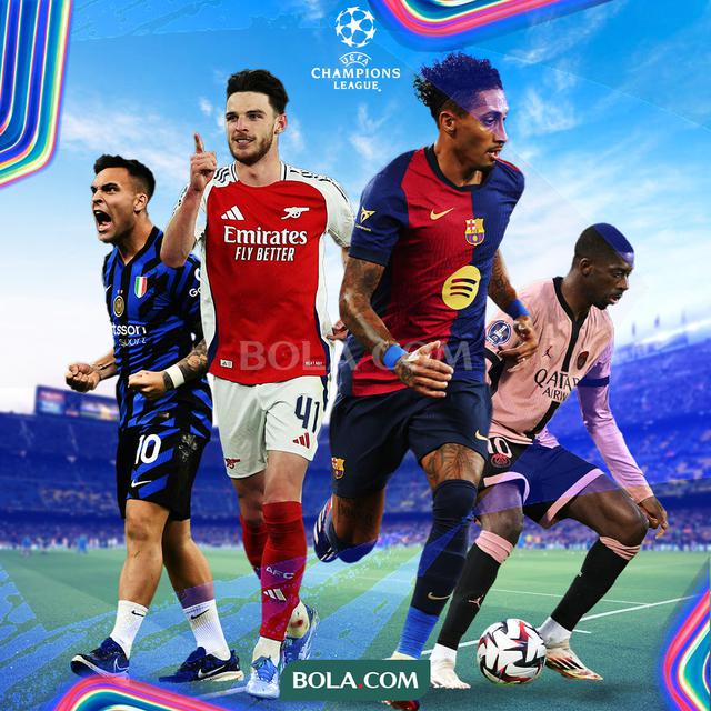 Liga Champions - Bintang semifinalis Liga Champions Musim 2024-2025