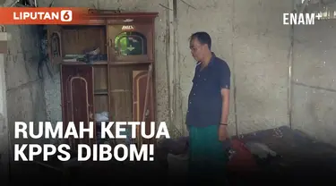 Rumah Ketua KPPS Pamekasan Dibom OTK