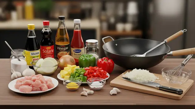 Resep Ayam Asam Manis Ala Solaria/AI Generated